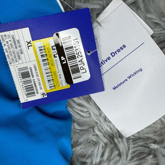 JoyLab Women’s Knit Sporty Contrast Active Mini Dress - Caribbean Size XL NWT - Picture 7 of 10